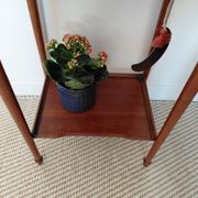 Petite console vintage en bois-1 tiroir-maison  famille