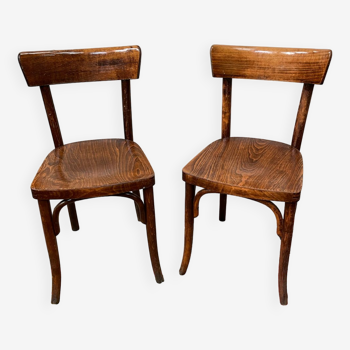 Pair thonet bistro chair Czechoslovakia year 30/40