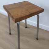 Vintage stool wood metal