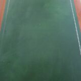 Minister's desk style L. Philippe – 2 drawers – cherry wood – faux leather desk mat