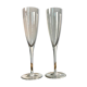 2 Baccarat champagne flutes