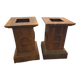 Cast iron bases for Medici vases or statues