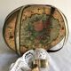 Sewing box, lithographed sheet metal box