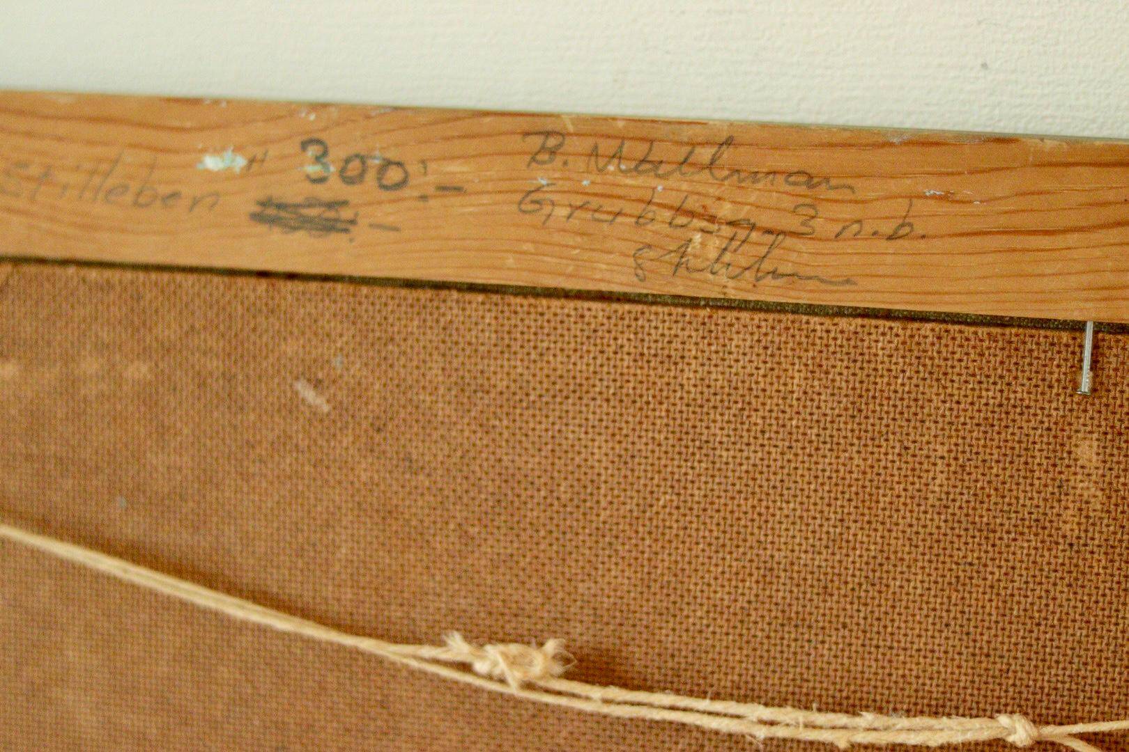 "Still Life with Fruits on a Table" by Bertil Wallman