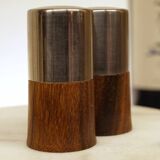 Salière et poivrier en palissandre de Rio