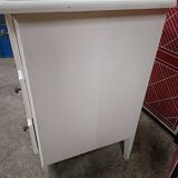 Chest of drawers from the 60s, 3 drawers, painted white