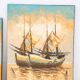 Boat on the water, 2000s, acrylic on canvas