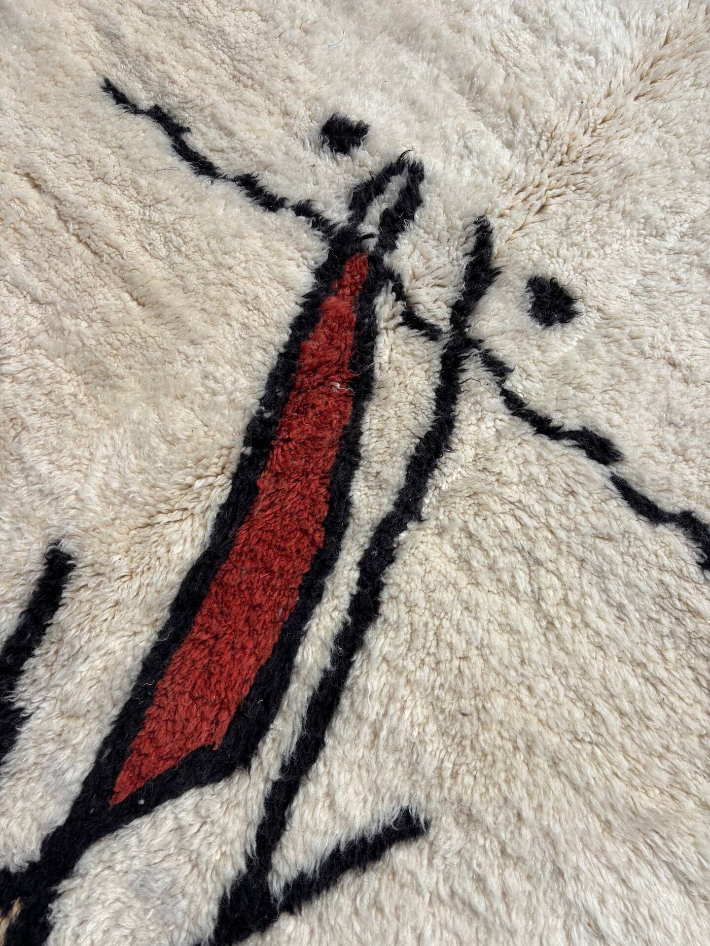 Marrakech - Beni Ourain Berber rug in wool 200×310 cm