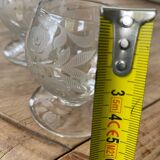 2 Baccarat “Fontenay” crystal liqueur glasses