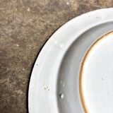 Hand-painted porcelain dinner plate, Asia, 19th century.