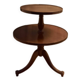 Round server with 2 trays