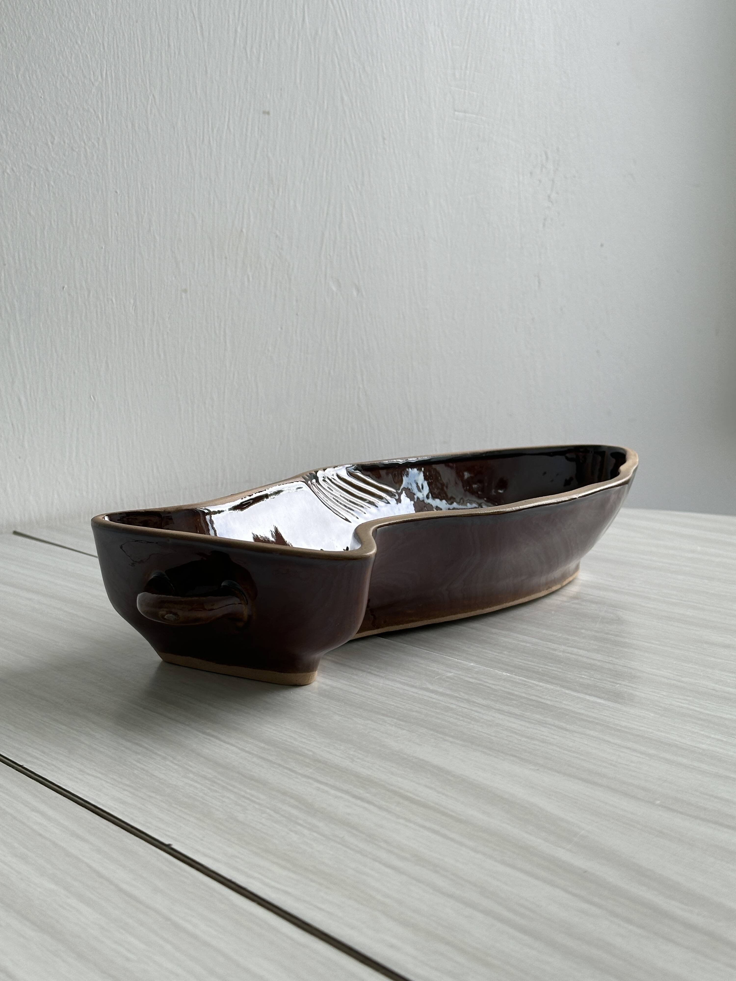Ceramic fish dish