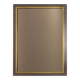 Belgian Mid-Century Belgo Chrome Mirror in Copper and Fumé Glass, 1980s