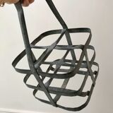 Antique zinc bottle holder