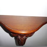 Small entrance console in solid oak.