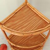 Rattan shelf