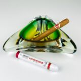 Sommerso glass ashtray from Arte Nuova, Murano, Italy, 1960s.