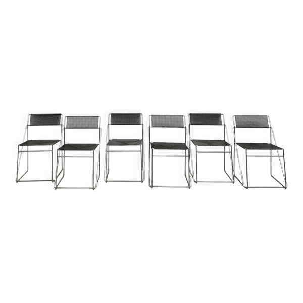 Série de 6 chaises Nuova X-Line, 1977