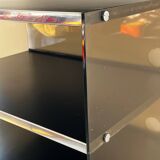 Étagère sur pied, meuble HI-FI en plexiglas