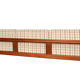 Vintage mid 20th century danish style day sofa, teak, wool upholstery, Scandinavian 1960s