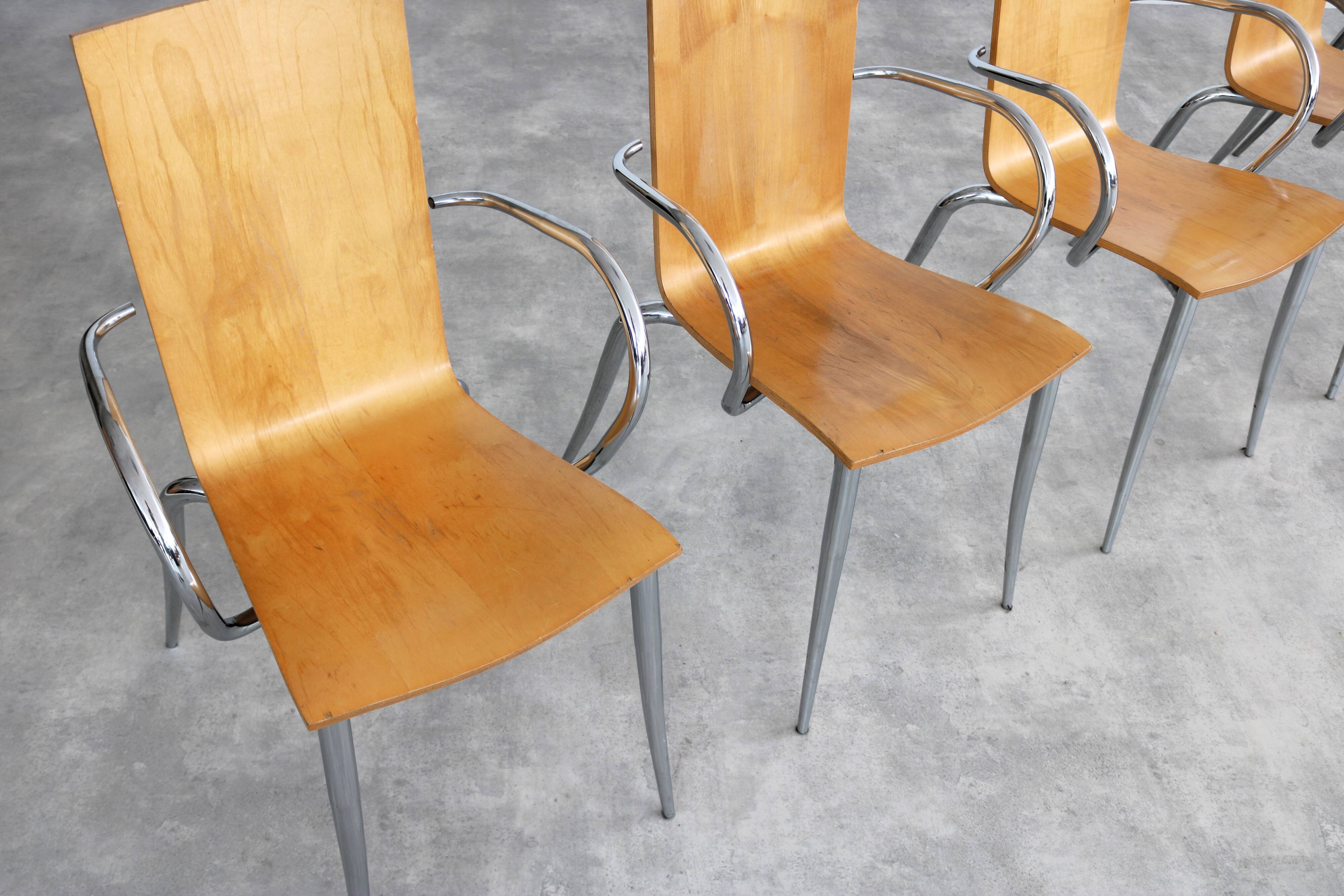 3 chaises vintage | Philippe Starck | Olly Tango