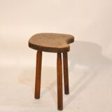 Former farm stool in solid wood