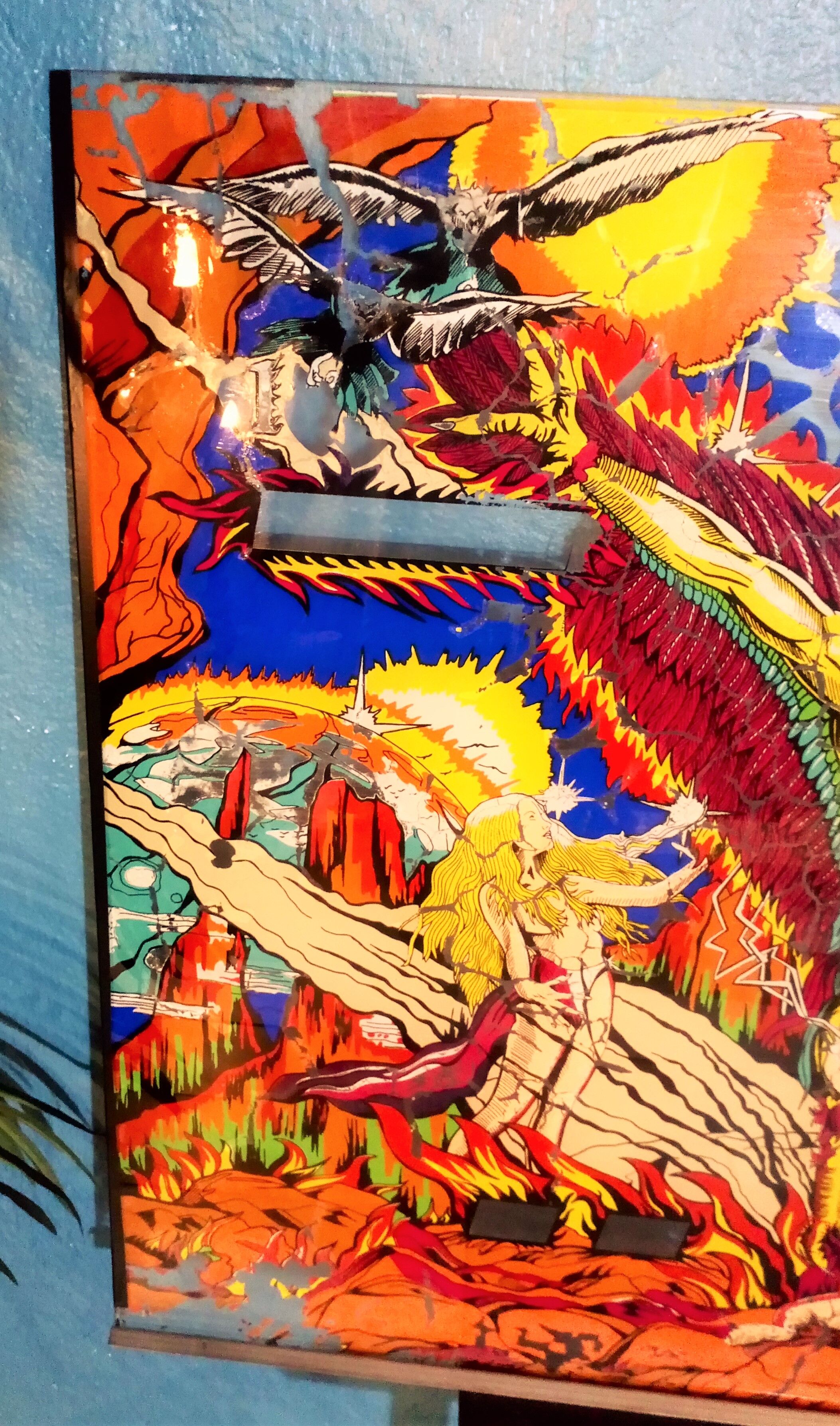 Pinball plate "Phoenix" Williams 1970s