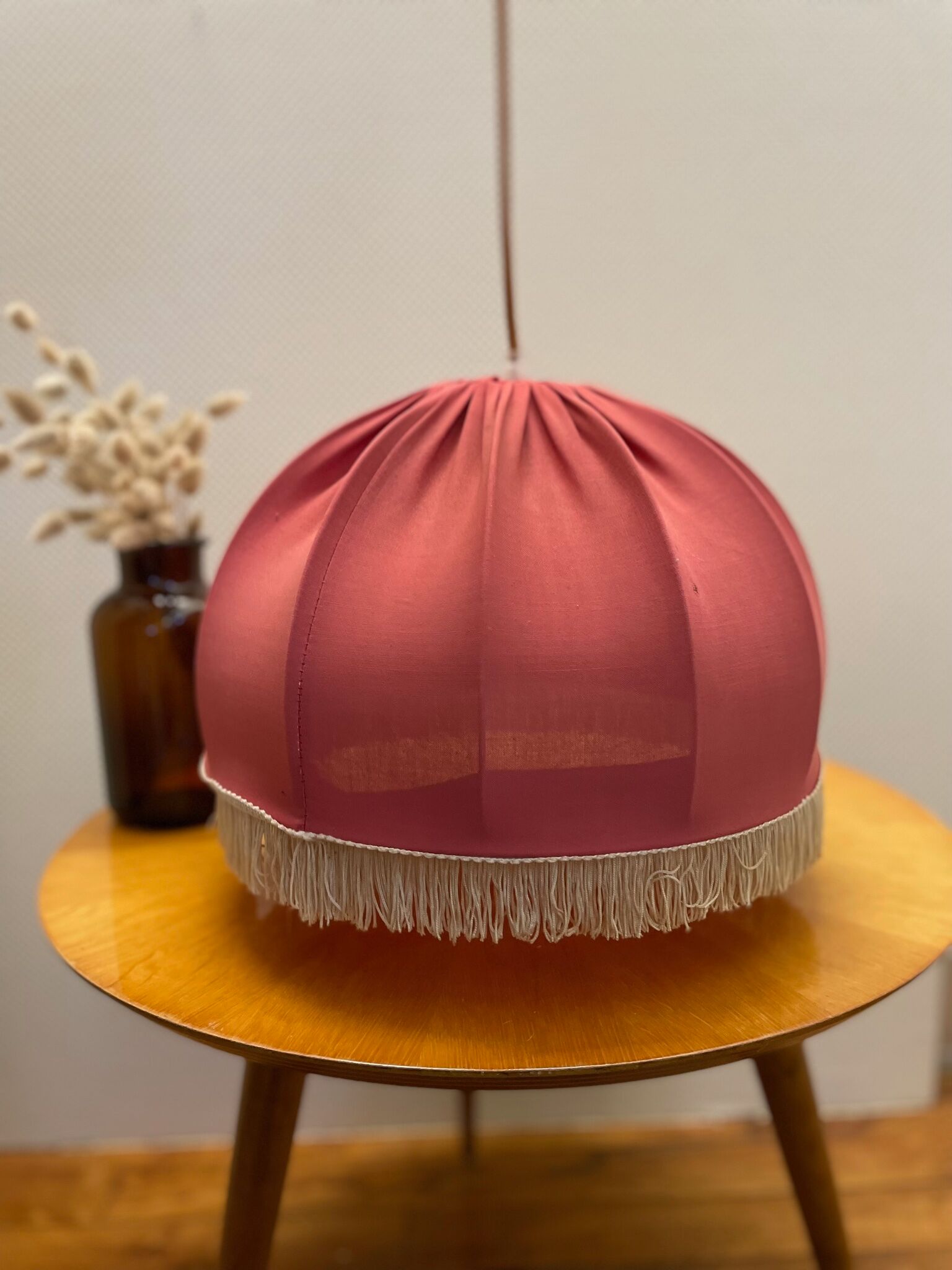 Suspension lampshade vintage 70s