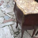 Marble bedside table