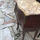 Marble bedside table