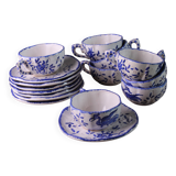 Set of 8 Moustiers cups, tea or coffee (1950s/60s)