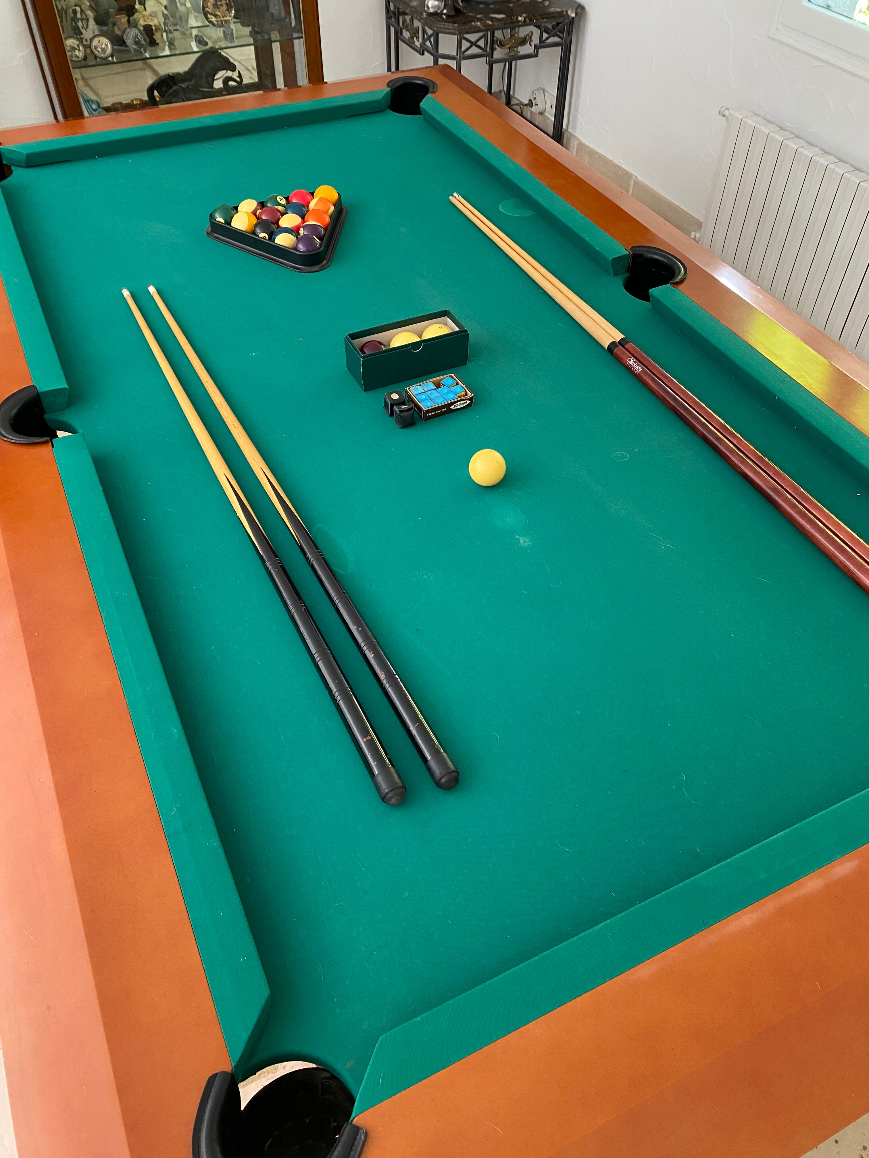 Mixed billiards Chevillotte model Antares