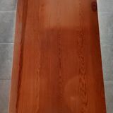 Desk and pine chair