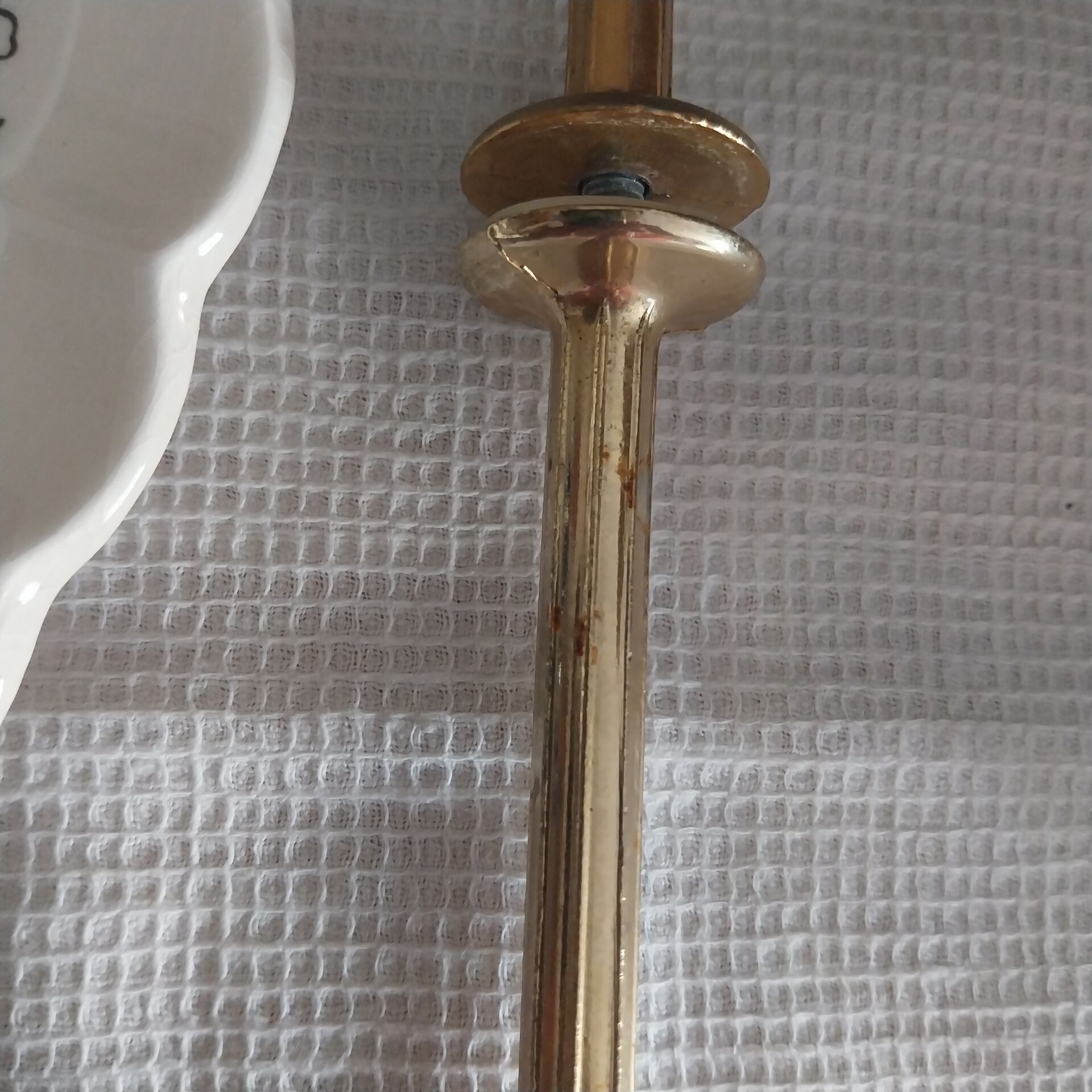 Vintage two-tier serving dish made in England by Myott.