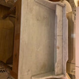 Bathroom cabinet in oak and antique marble