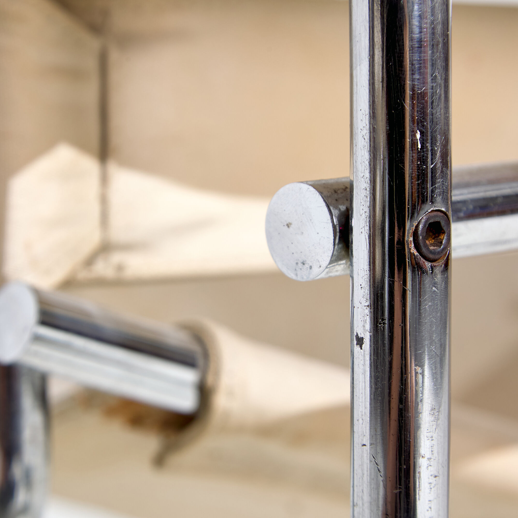 Pair of chairs model b3 Wassily by Marcel Breuer