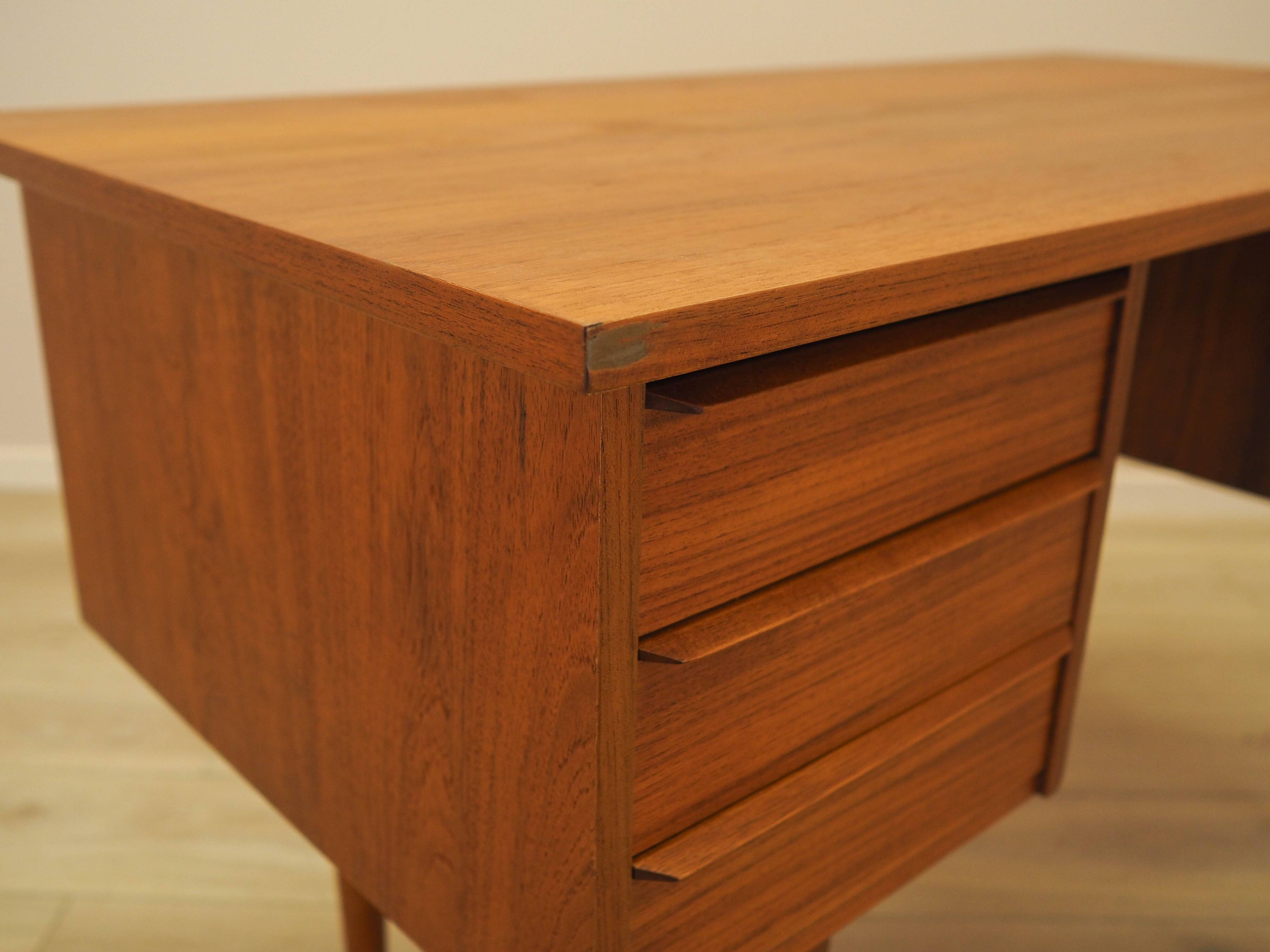 Teak desk, Danish design, 1970s, made in Denmark