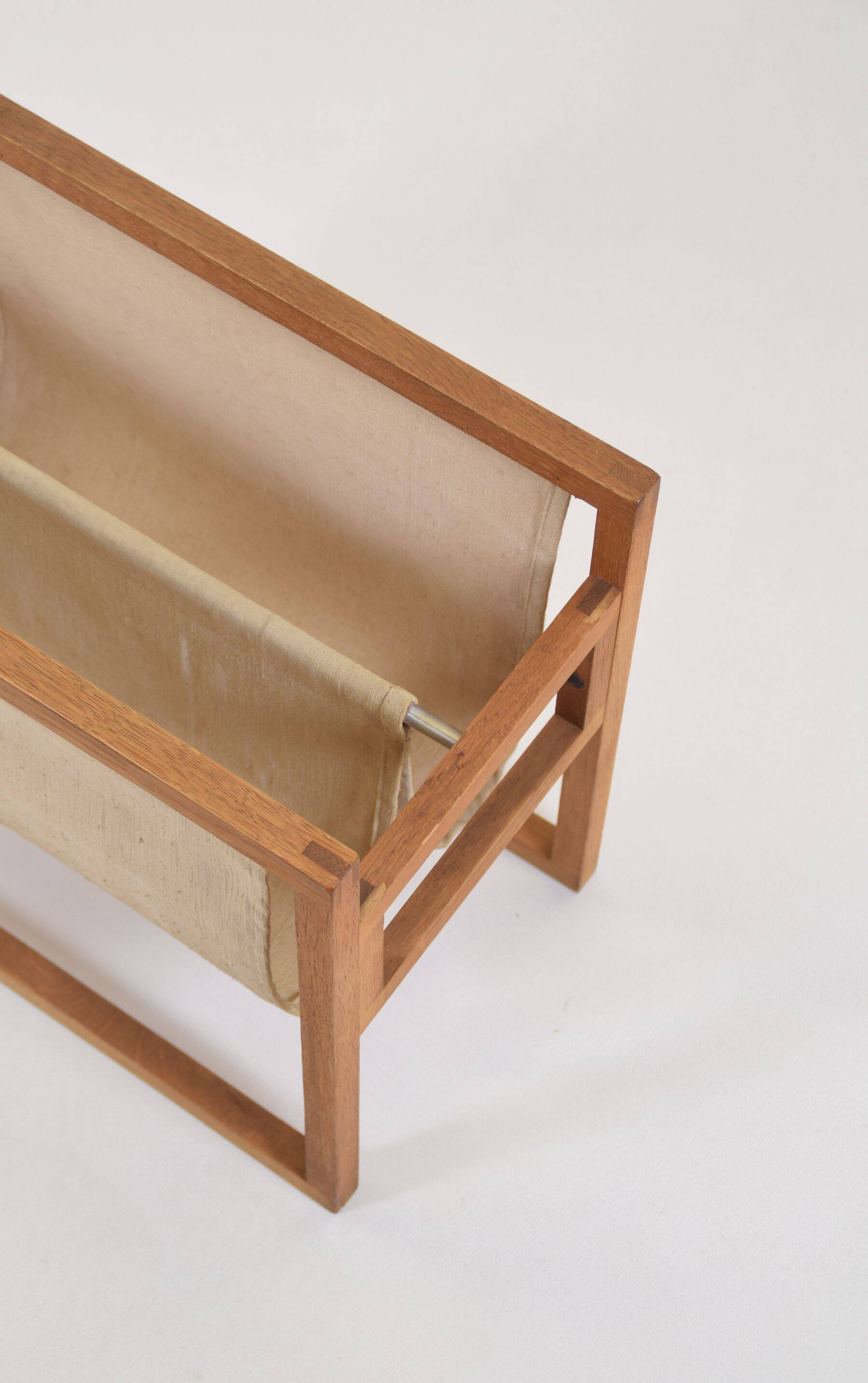 Danish magazine holder by Henning Wind-Hansen for Sika Mobler, 1960s