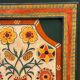Large hand-painted Provençal folk art cabinet by a Provençal artist, 1970s