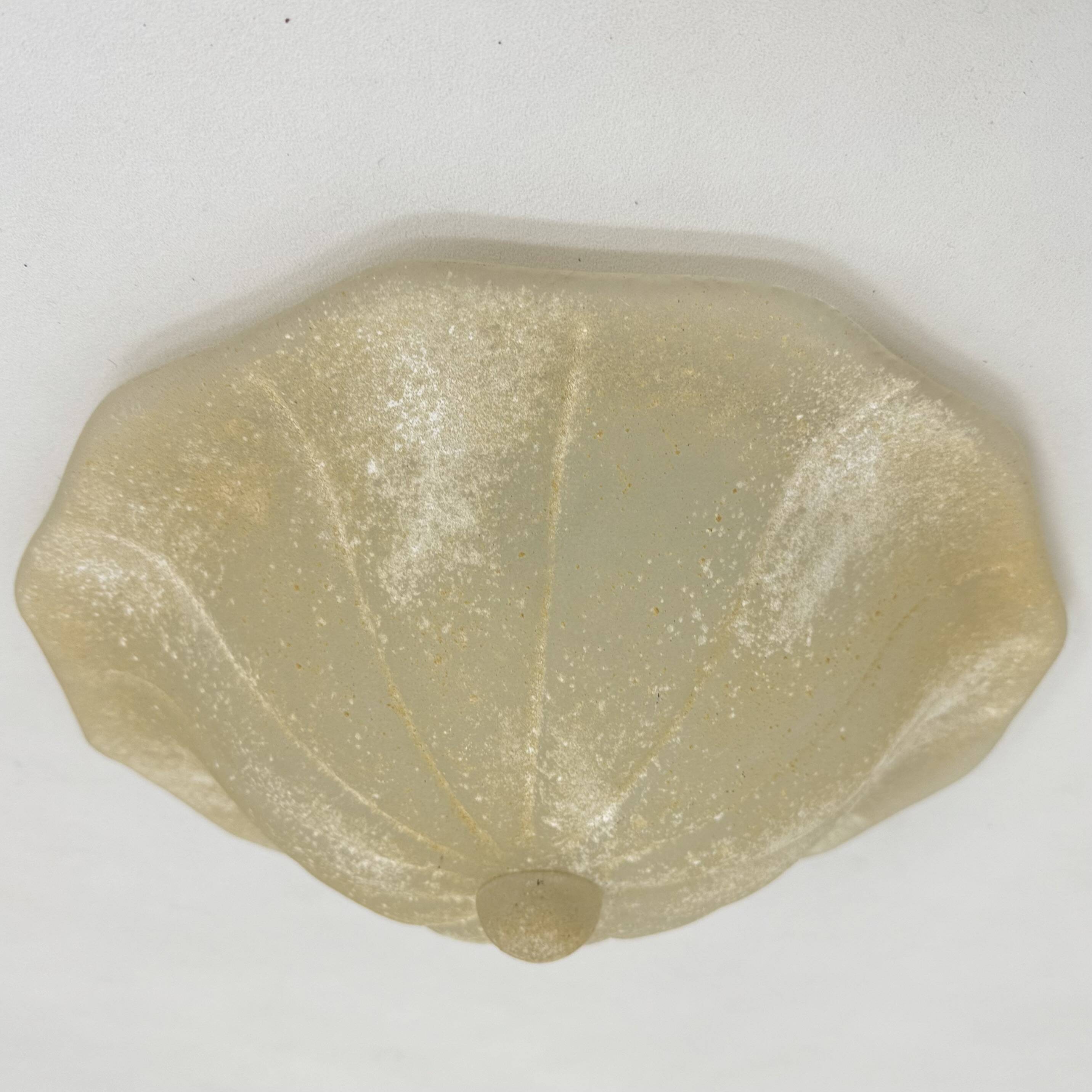 Mid-century Italian Murano glass ceiling lamp , 1970s