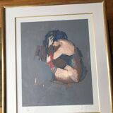 Clair de Terre lithograph 16/300 by François Quilici