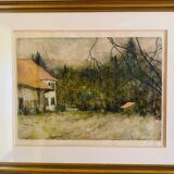 Lithograph signed and numbered in pencil by Bernard Gantner