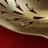 Soupudrouse spoon in silver. Minerva hallmark 1st title.