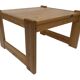 Vintage coffee table pinewood minimalist 1970s