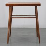 1960s Side Table in Oak Finish , Czechoslovakia