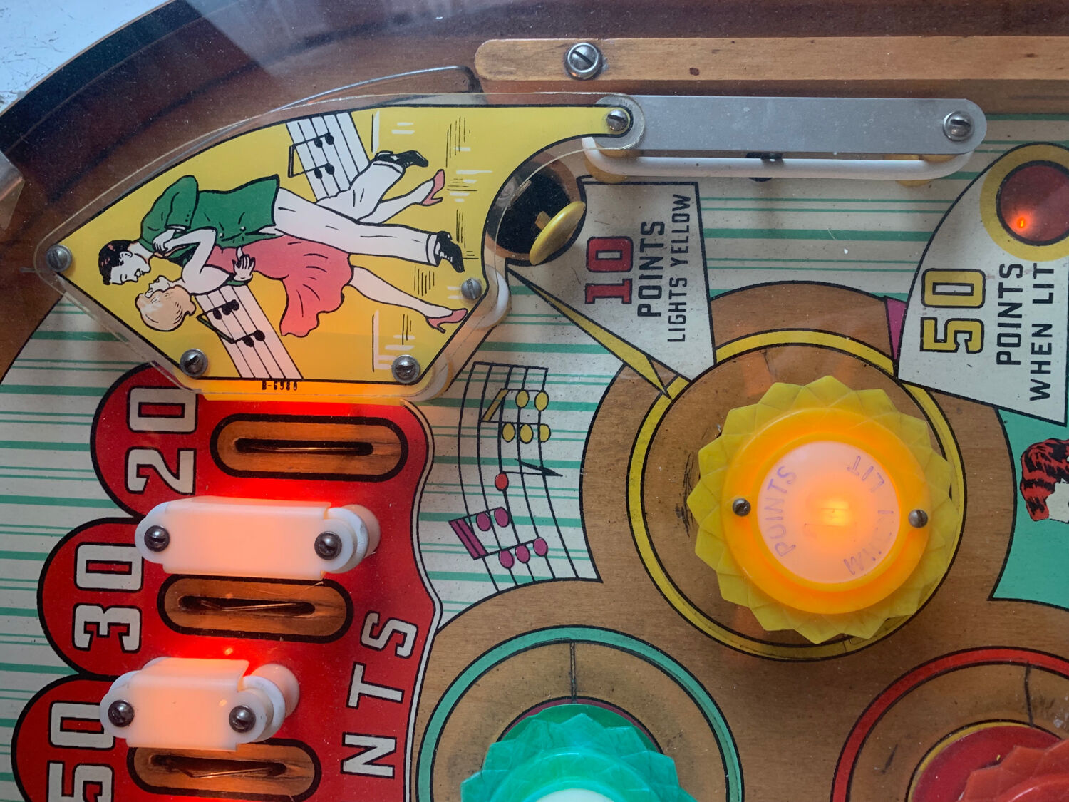 Flipper Swing Along Gottlieb 1963