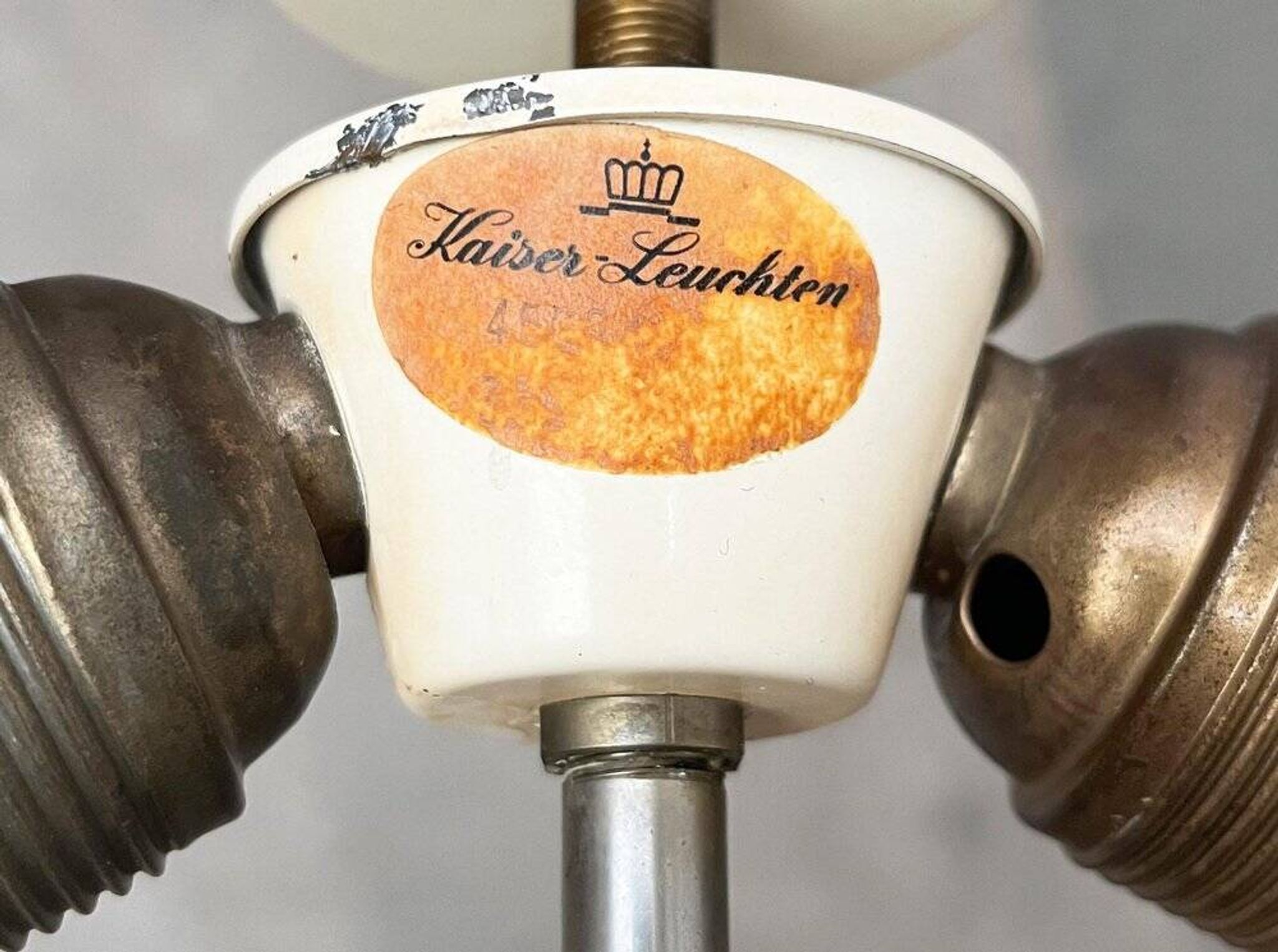 Mid-century German table lamp by Kaiser Leuchten, 1960s.