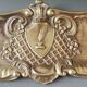 Purse style Rocaille/Napoleon III in aged gold patina brass