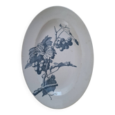 Oval ironstone plate