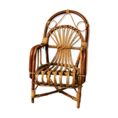 Fauteuil d'enfant en rotin  1900